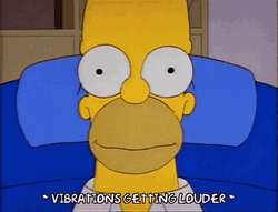 Vibrate Massage Chair Homer Simpson GIF