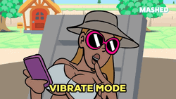 Vibrate Mode Summer Sexy Hot Girl  GIF