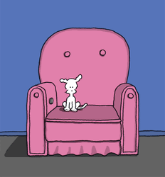 Vibrate Relaxing Chair Chippy The Dog GIF