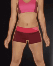 Vibrate Workout Hip Shake Exercise GIF