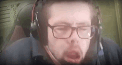 Vibrating Head Shake Music Gamer GIF