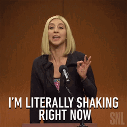 Vibrating Nervous Heidi Gardner SNL GIF