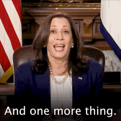 Vice President Kamala Harris And One More Thing GIF