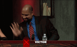 Victor Doing Wax On Wax Off In Show GIF