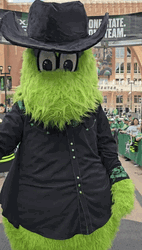 Victor E Green Wear Cowboy Tip Hat  GIF