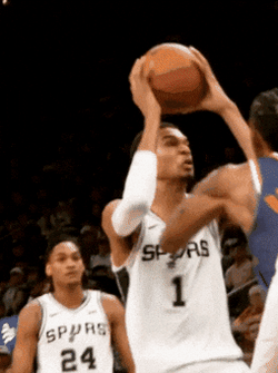 Victor Wembanyama Intense Slam Dunk GIF