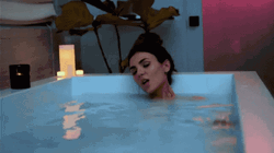 Victoria Justice Treat Myself Bath GIF