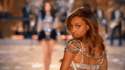 Victoria Secret Brunette Model GIF