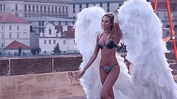 Victoria Secret Candice Swanepoel Wings GIF