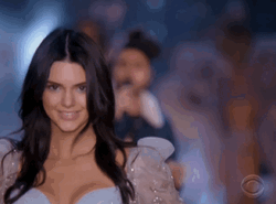 Victoria Secret Kendall Jenner Kiss GIF