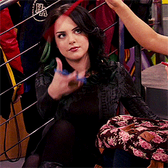 Victorious Elizabeth Gillies Eating Candies GIF