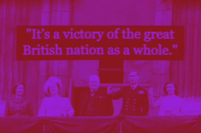Victory Sign For Great British Nation GIF