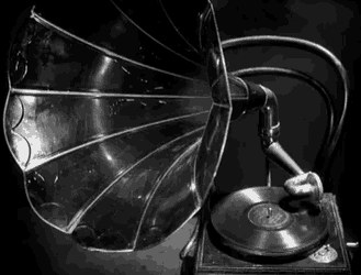 Victrola Record Player GIF