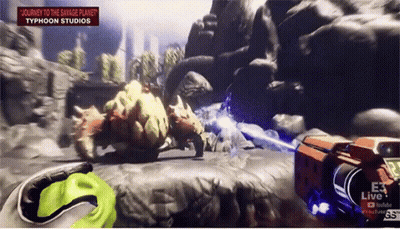 Video Game Being Played By Typhoon Studios GIF