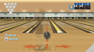 Video Game Bowling Alley GIF
