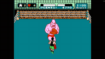 Video Game Boxing Match Score 4790 GIF