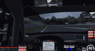 Video Game Car Driving Past Do Not Enter Sign GIF