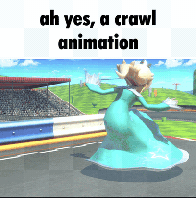Video Game Character Ah Yes A Crawl Animation GIF