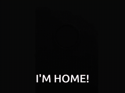 Video Game Character At Door Saying I'm Home GIF
