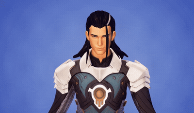 Video Game Character Blue Background GIF