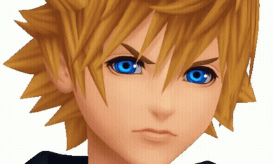 Video Game Character Close Up With Blue Eyes GIF