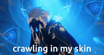 Video Game Character Crawling In His Skin GIF