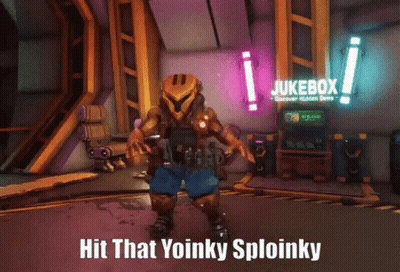 Video Game Character Dancing By Jukebox Sign GIF