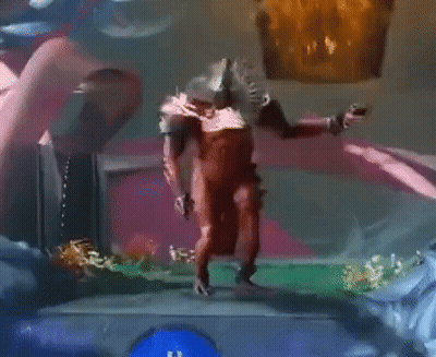 Video Game Character Dancing In Front Of Screen Saying 11 GIF