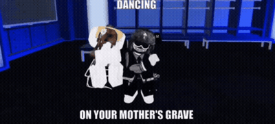 Video Game Character Dancing On Your Mother's Grave GIF