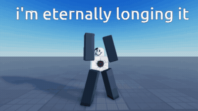 Video Game Character Dancing Saying I'm Eternally Longing It GIF