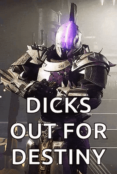 Video Game Character Dicks Out For Destiny GIF