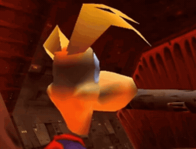 Video Game Character Doing Handstand In Air GIF