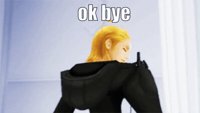 Video Game Character Giving Middle Finger Ok Bye GIF