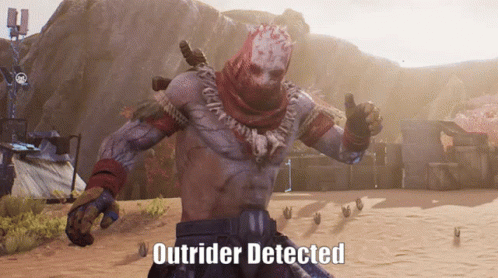 Video Game Character Giving Thumbs Up Outrider Detected GIF