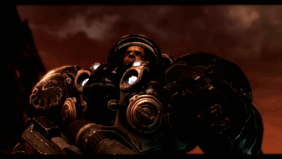 Video Game Character Helmet Saying Assault GIF