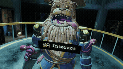 Video Game Character Holding Interact Sign GIF