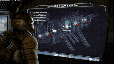 Video Game Character Holding Saw And Helmet GIF