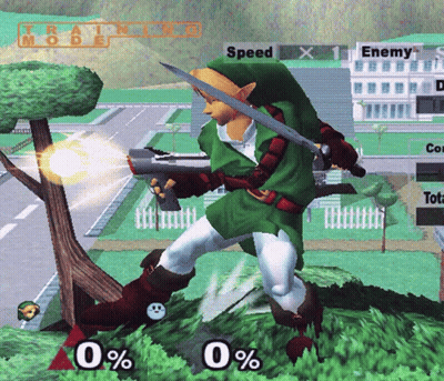 Video Game Character Holding Sword And Gun GIF
