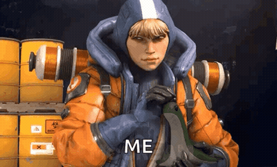 Video Game Character In Front Of Barrels GIF