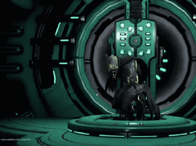 Video Game Character In Front Of Green Object GIF