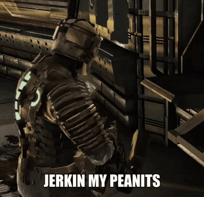 Video Game Character Jerkin My Peanuts Holding Gun GIF