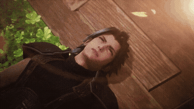 Video Game Character Laying Down GIF