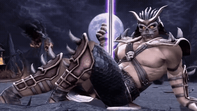 Video Game Character Lying On Ground With Pole GIF