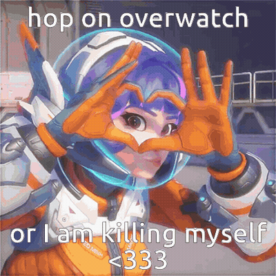 Video Game Character Making Heart With Hands GIF