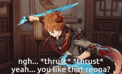 Video Game Character Ngh Thrust Thrust Yeah You Like That Reona GIF