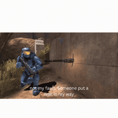 Video Game Character Not My Fault Wall GIF