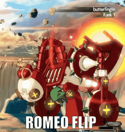 Video Game Character Romeo Flip GIF