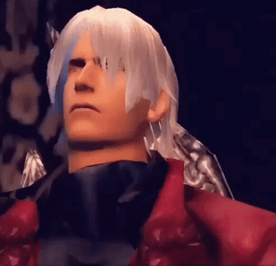 Video Game Character's Face GIF