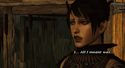 Video Game Character Saying All I Meant Was GIF