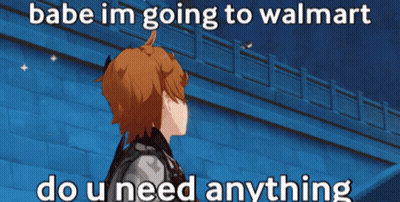Video Game Character Saying Babe I'm Going To Walmart GIF